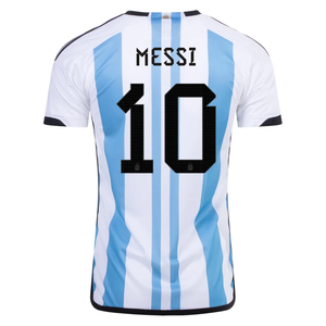 Lionel Messi Argentina 3-Star Youth Home Jersey