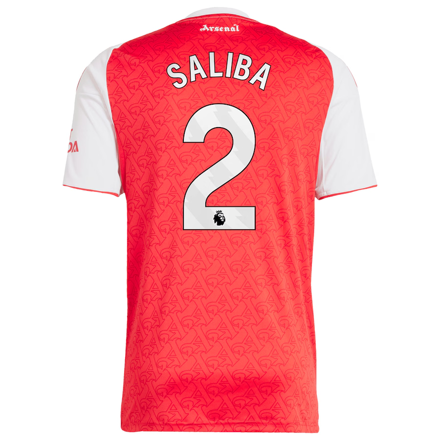 アーセナル SALIBA 2番 シャツ William Saliba adidas Arsenal Home Jersey 2025/26 – Eurosport