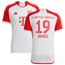 Load image into Gallery viewer, Alphonso Davies Bayern Munich Youth Home Jersey 2023/24