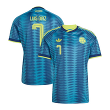 Load image into Gallery viewer, Luis Diaz Colombia Away Jersey World Cup 2026