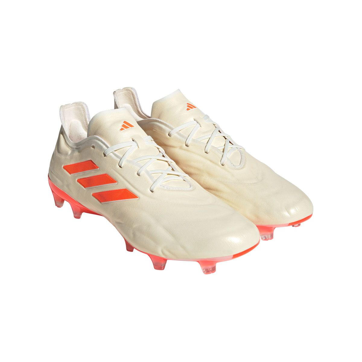 adidas Copa Pure.1 FG Soccer Cleats - White & Orange Eurosport Soccer Stores adidas Copa Pure.1 FG Soccer Cleats - White & Orange Eurosport Soccer Stores