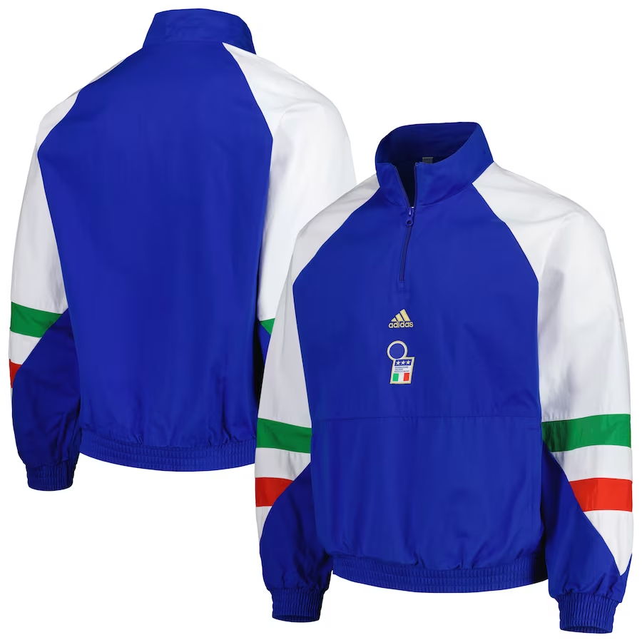 adidas italia ジャージ adidas Italy Icon ¼ Zip Top – Eurosport Soccer Stores