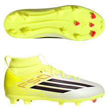 Load image into Gallery viewer, adidas Junior F50 League Mid-Cut FG/MG Cleats