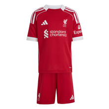 Load image into Gallery viewer, adidas Liverpool Home Kids Mini Kit 2025/26