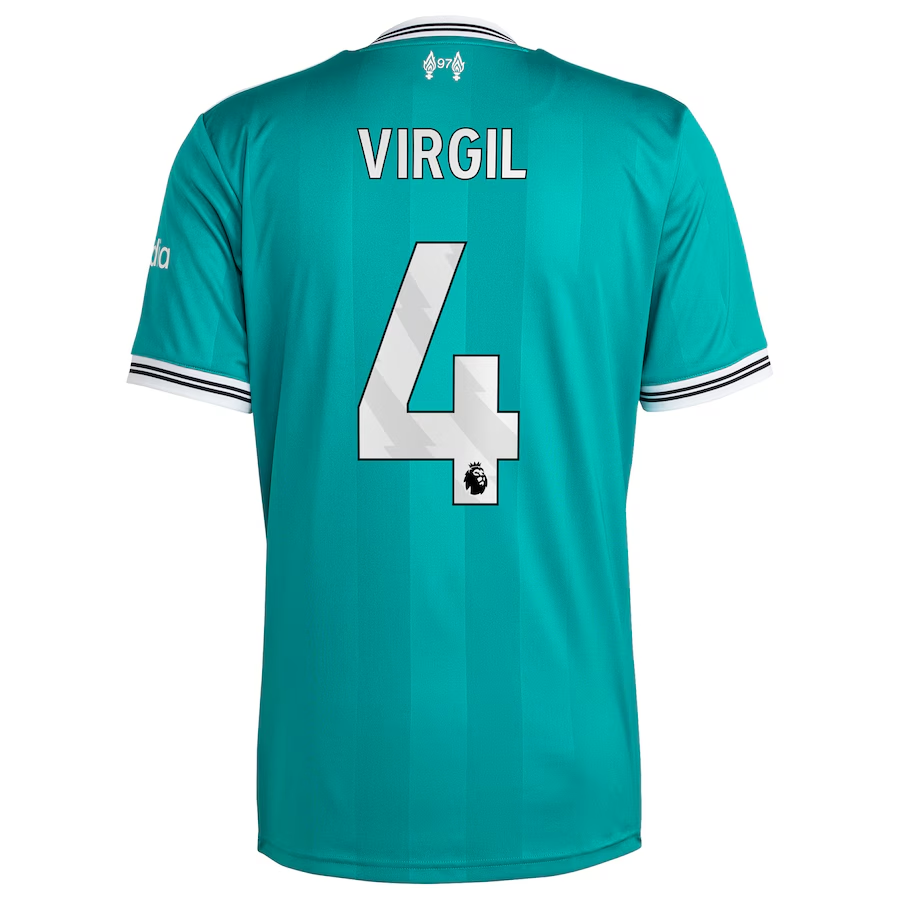 Virgil Van Dijk adidas Liverpool Third Jersey 2025/26 – Eurosport