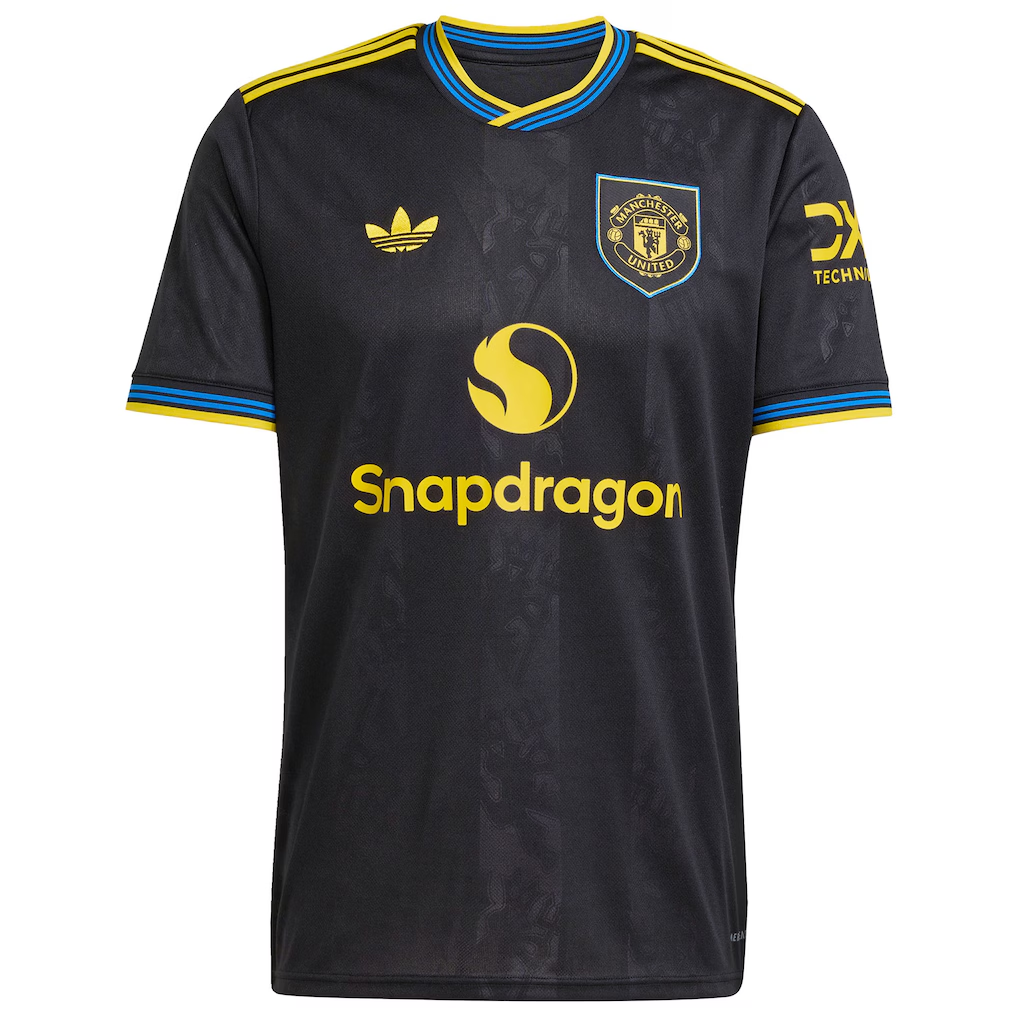 Bruno Fernandes Manchester United Third Jersey 2025/26 - Black