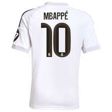 Load image into Gallery viewer, adidas Real Madrid Youth Home Jersey 2025/26 Mbappe 10