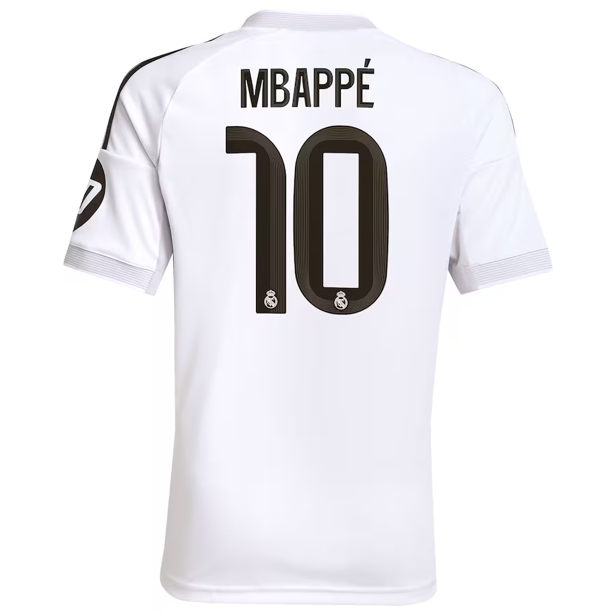 Kylian Mbappe Real Madrid Youth Home Jersey 2025/26 – Eurosport
