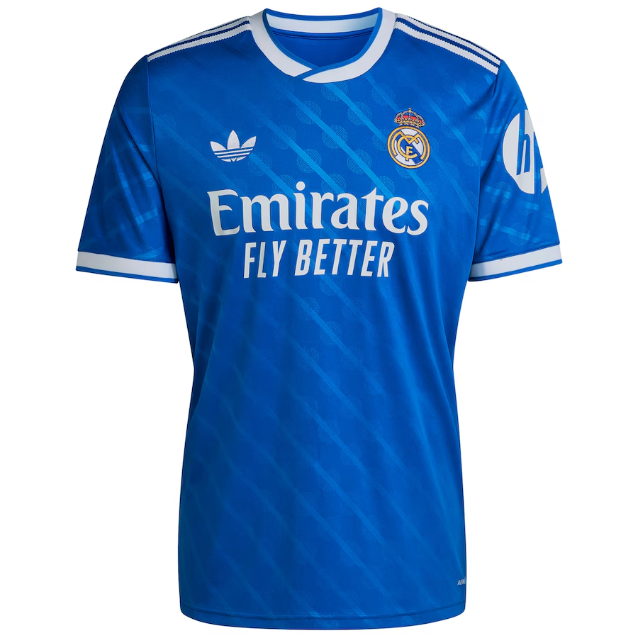 Kylian Mbappe adidas Real Madrid Third Jersey 2025/26 - Blue