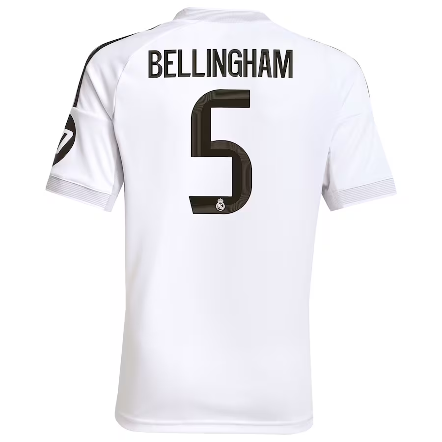 ウェア Real Madrid Bellingham 5 Jude Bellingham Real Madrid Youth Home Jersey 2025/26 – Eurosport