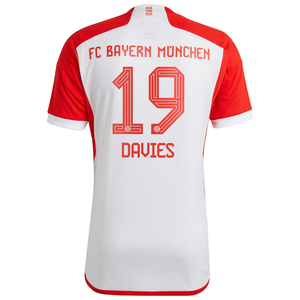 Alphonso Davies Bayern Munich Home Jersey 2023/24