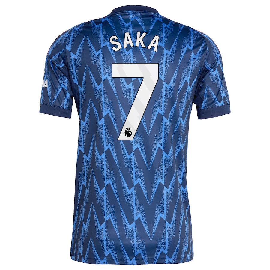 adidas Arsenal Away Jersey 2025/26 Saka 7 – Eurosport Soccer Stores
