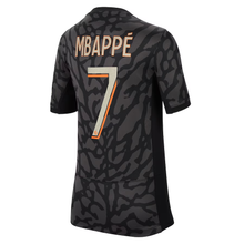 Load image into Gallery viewer, Kylian Mbappe PSG x Jordan Youth Third Jersey 2023/24