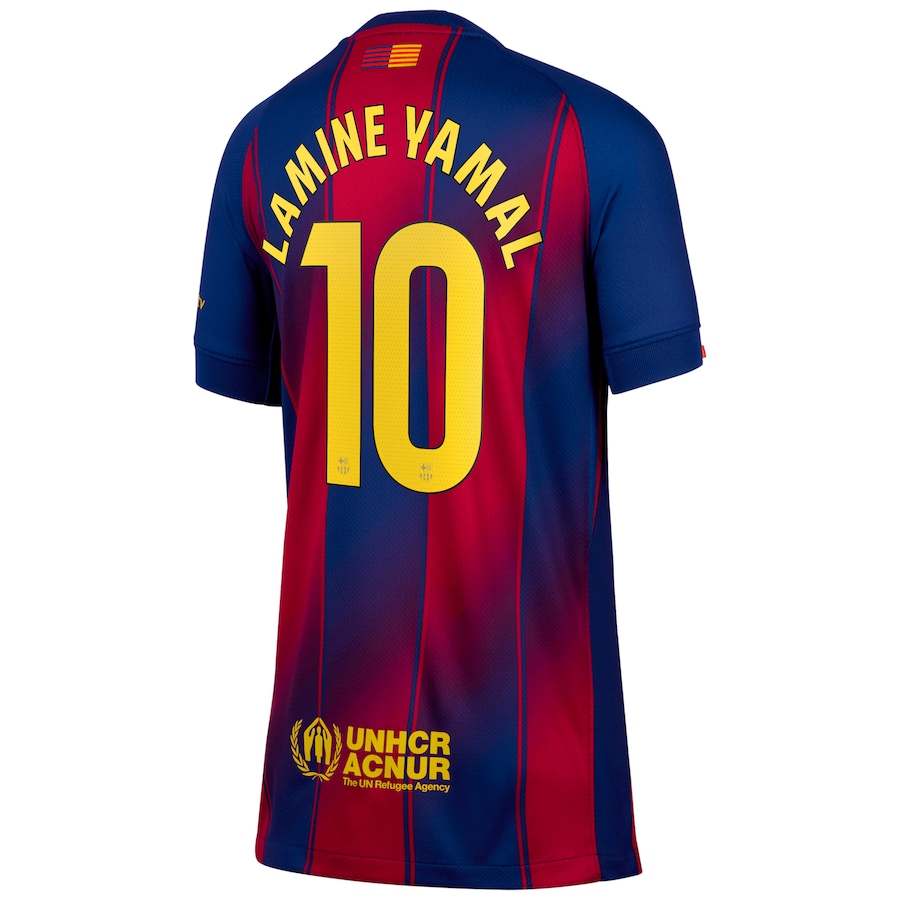 Lamine Yamal Nike Barcelona Youth Home Jersey 2025/26 – Eurosport