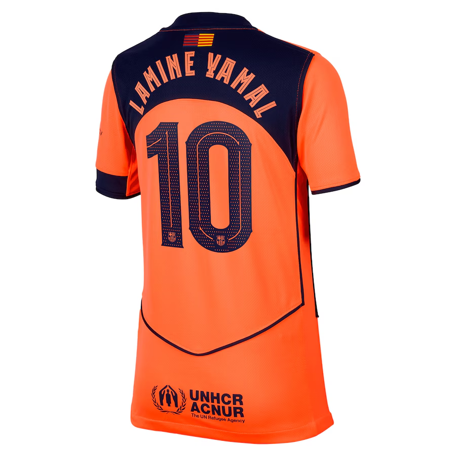 Lamine Yamal Nike Barcelona Youth Third Jersey 2025/26 – Eurosport