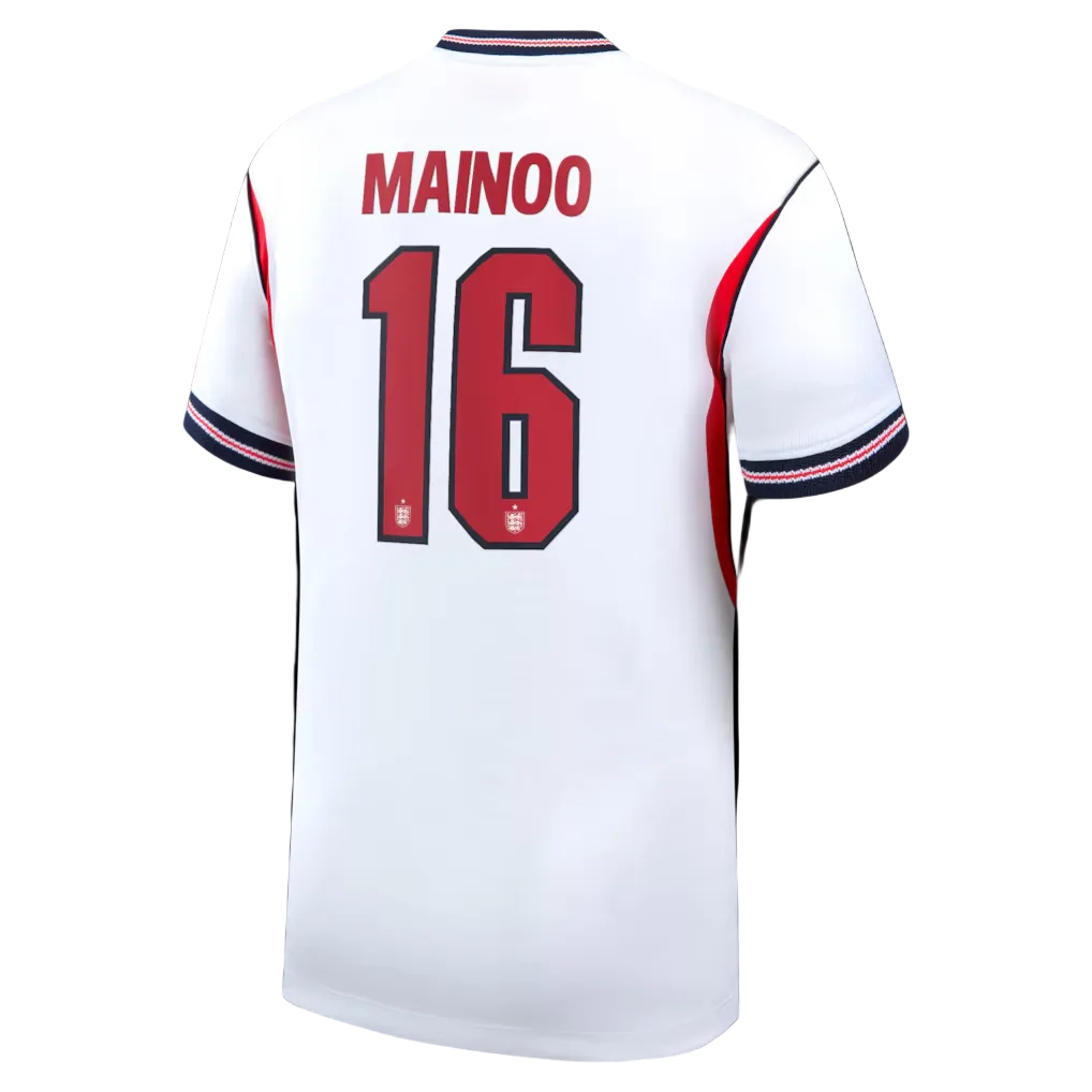 Kobbie Mainoo England Home Jersey World Cup 2026 – Eurosport
