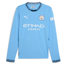 Load image into Gallery viewer, Puma Manchester City Long Sleeve Home Jersey 2024/25