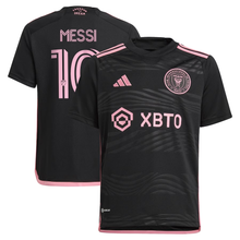 Load image into Gallery viewer, Messi 10 Adidas Inter Miami Youth Black Jersey 2023
