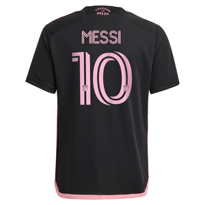 Messi 10 Adidas Inter Miami Youth Black Jersey 2023
