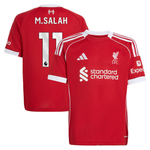 Load image into Gallery viewer, adidas Liverpool Youth Home Jersey 2025/26 M. Salah 11