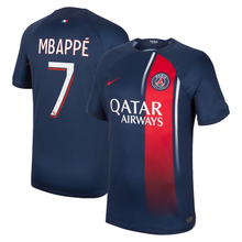 Load image into Gallery viewer, Kylian Mbappe Paris Saint-Germain PSG Home Jersey 2023/24
