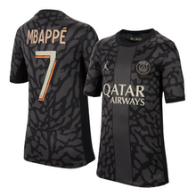 Load image into Gallery viewer, Kylian Mbappe PSG x Jordan Youth Third Jersey 2023/24
