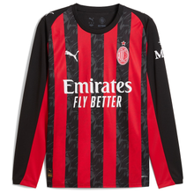 Load image into Gallery viewer, Puma AC Milan Home Long Sleeve Jersey 2025/26
