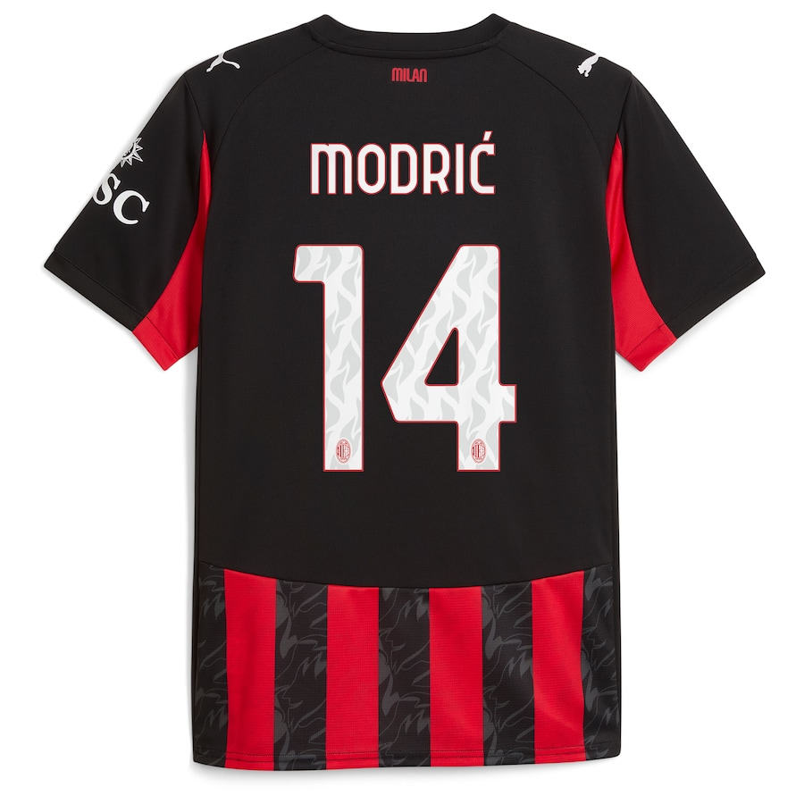Luka Modric Puma AC Milan Home Jersey 2025/26 – Eurosport Soccer