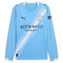 Load image into Gallery viewer, Puma Manchester City Home Long Sleeve Jersey 2025/26 Haaland 9
