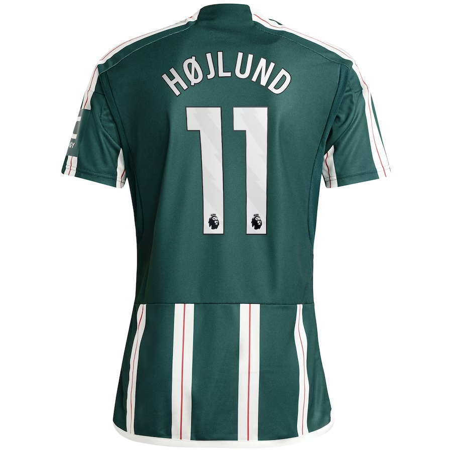 Rasmus Højlund Manchester United 2023/24 Away Jersey Eurosport Soccer