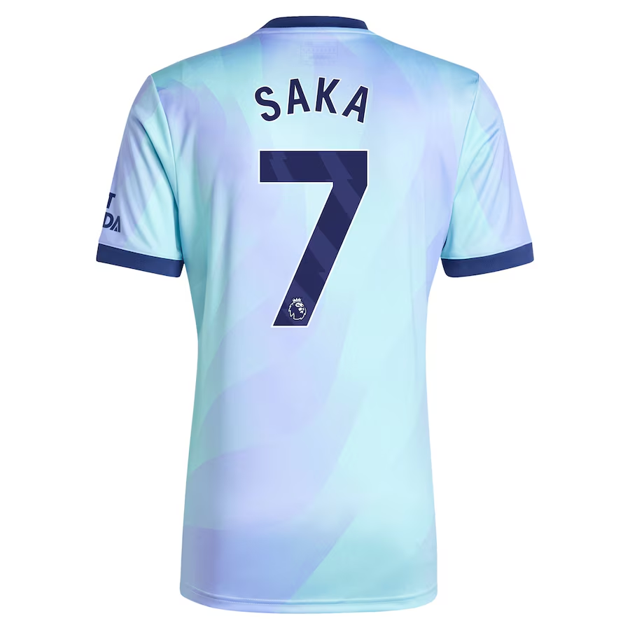 Bukayo Saka adidas Arsenal Third Jersey 2024/25 – Eurosport Soccer