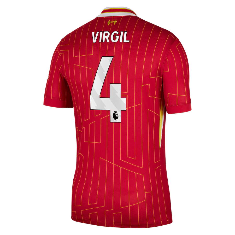 Virgil van Dijk Nike Liverpool Home Jersey 2024/25 – Eurosport