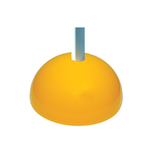 Kwikgoal Hollow Yellow Base for 1" Surface Flag