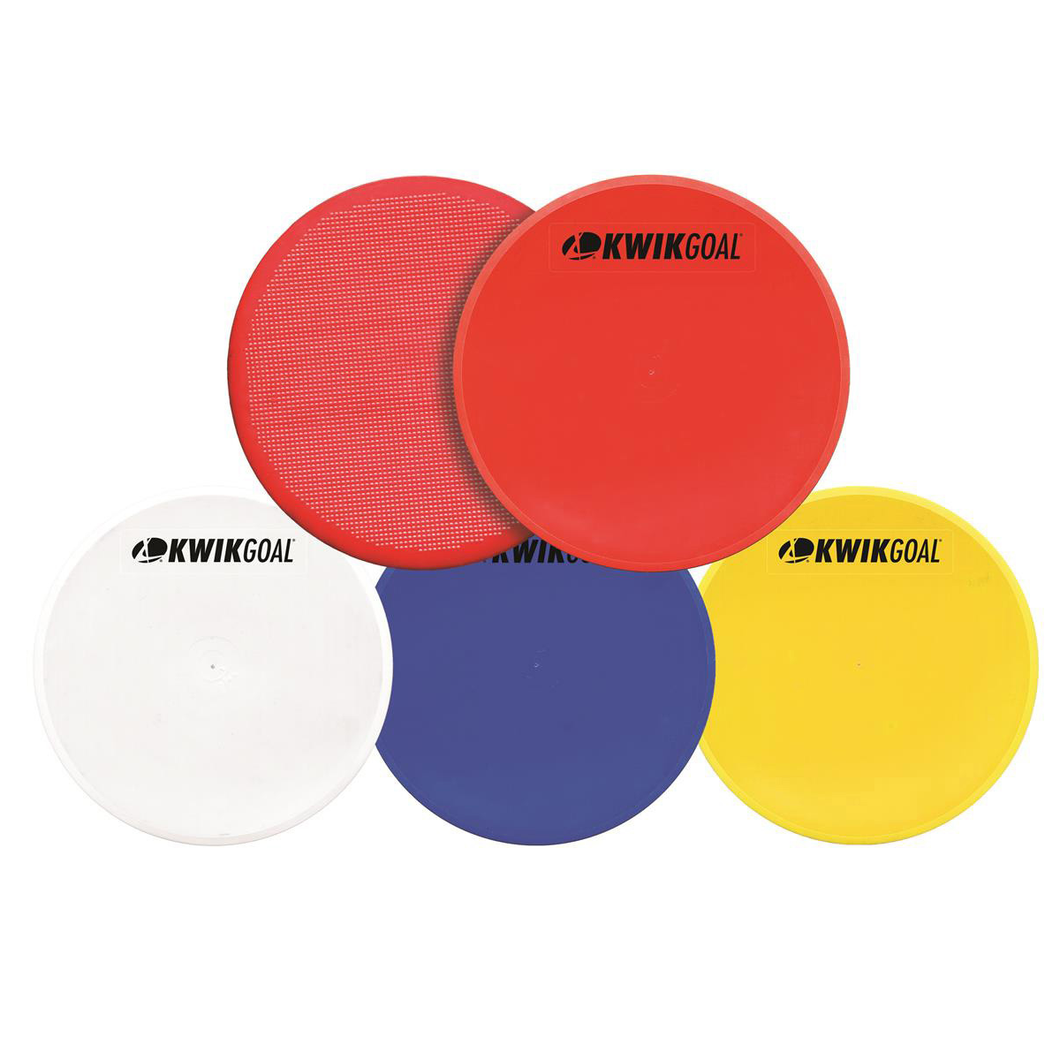 Kwikgoal Flat Round Markers (Pack of 10)