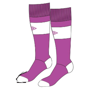 Umbro Best Sock - Violet/White