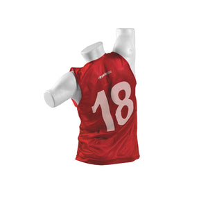 Kwikgoal Numbered Vests 1-18 - Red