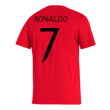Load image into Gallery viewer, adidas Manchester United Ronaldo 7 Player Tee 2021/22
