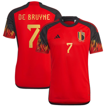 Load image into Gallery viewer, Belgium Home Jersey World Cup 2022 De Bruyne 7