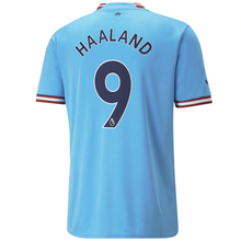 Load image into Gallery viewer, Manchester City Home Jersey 2022/23 Haaland 9
