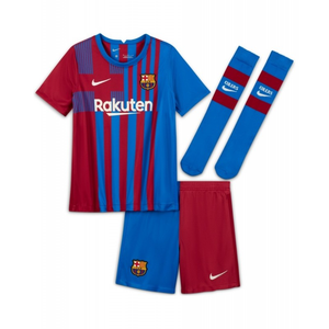Nike Barcelona Little Kids Home Kit 2021/22