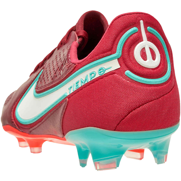 Nike red tiempo sales