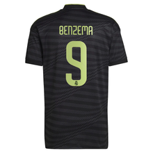 Load image into Gallery viewer, Real Madrid Third Jersey 2022/23 Benzema 9
