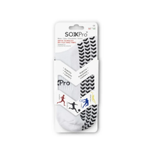 Load image into Gallery viewer, SoxPro Grip Crew Socks - White
