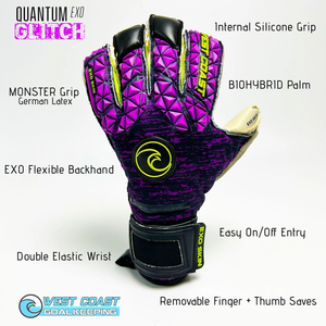 West Coast Quantum Exo Glitch Goalkeeper Gloves