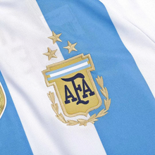 Load image into Gallery viewer, Lionel Messi Argentina Winners 3-Star Home Jersey
