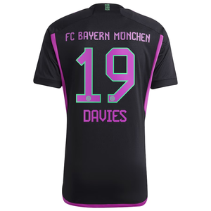 Alphonso Davies Bayern Munich Away Jersey 2023/24