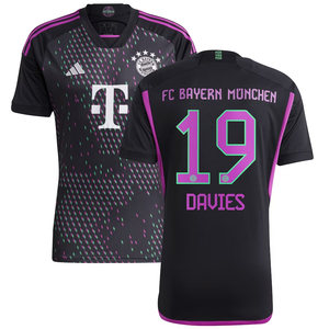 Alphonso Davies Bayern Munich Away Jersey 2023/24