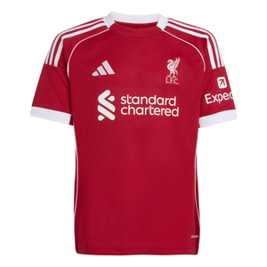 adidas Liverpool Youth Home Jersey 2025/26