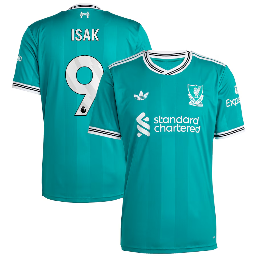 adidas Liverpool Third Jersey 2025/26 Isak 9