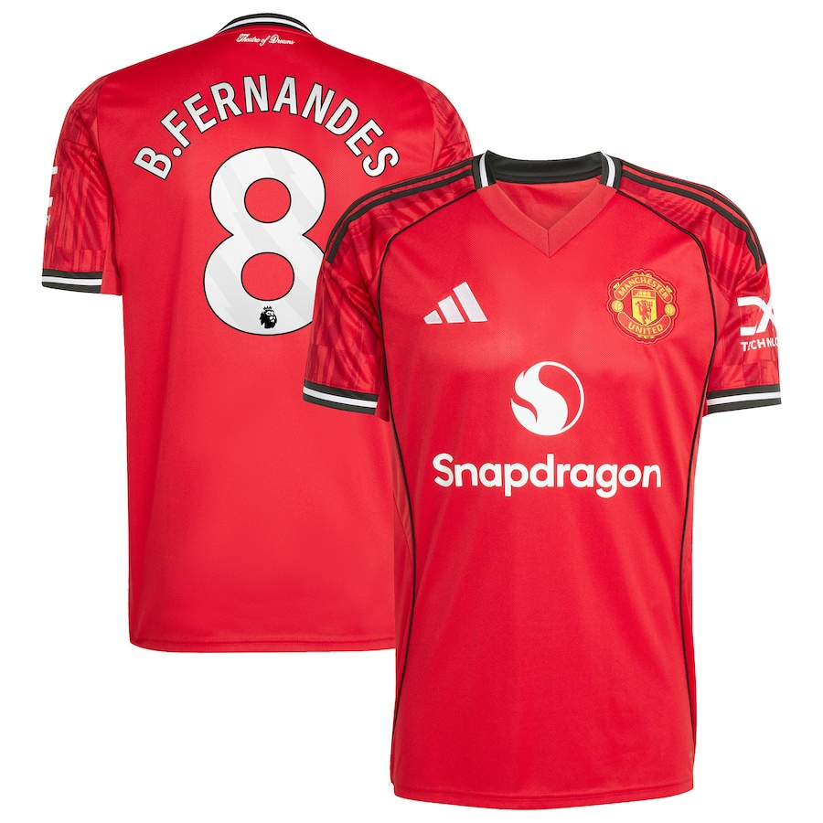 マンチェスターUホームジャージ 8番 Bruno Fernandes M サイズ Bruno Fernandes Manchester United Home Jersey 2025/26
